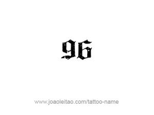 96 Tattoo Meaning