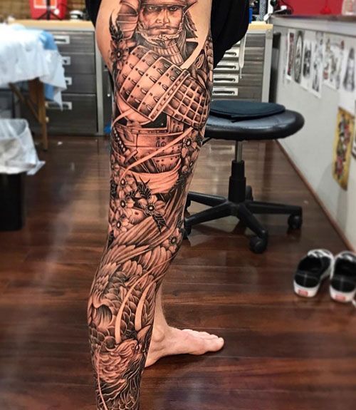 Mens Leg Tattoos