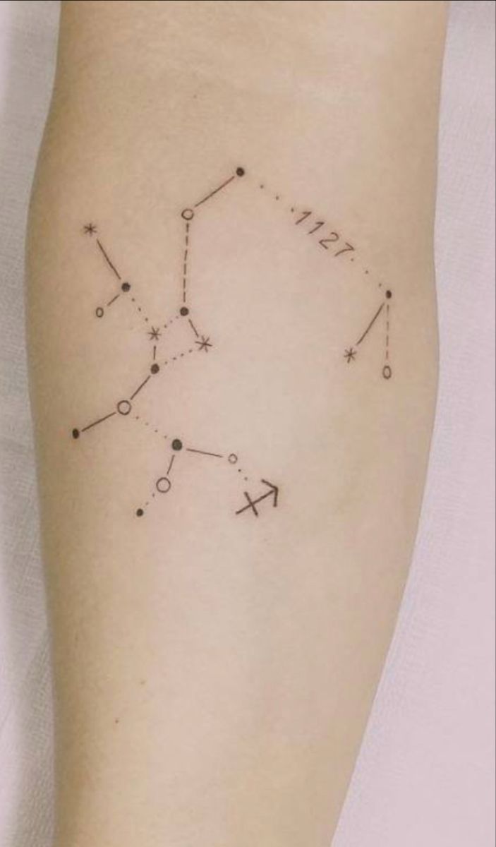 Sagittarius Constellation Tattoos