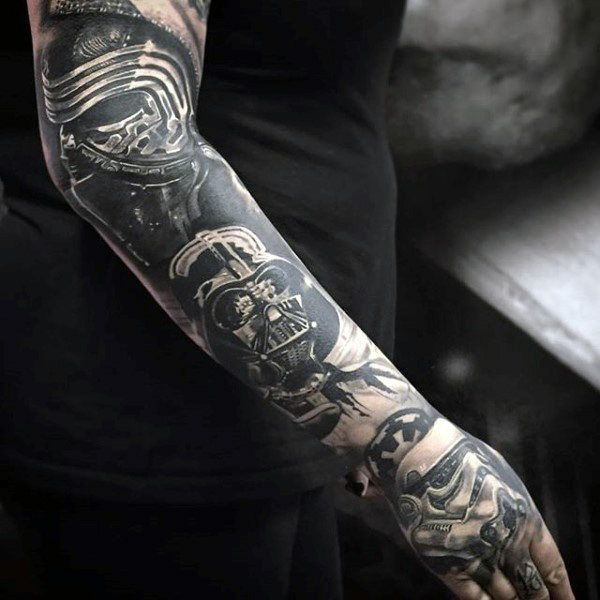 Star Wars Tattoo Forearm